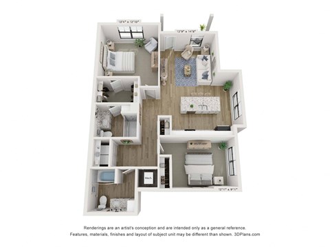 Palmer Floor Plan with Dimensions